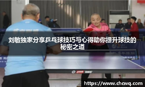 刘敏独家分享乒乓球技巧与心得助你提升球技的秘密之道